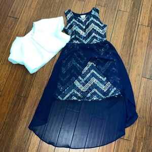 Beautiful Emily Rose Girl’s Dress with Girl’s Wonder Nation Shaw, Size 14